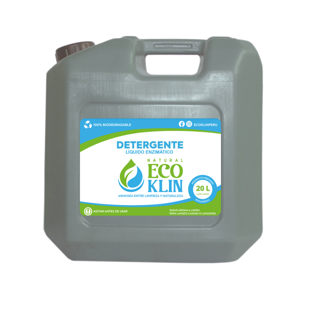 Detergente Enzimático 20 Litros — Eco Klin