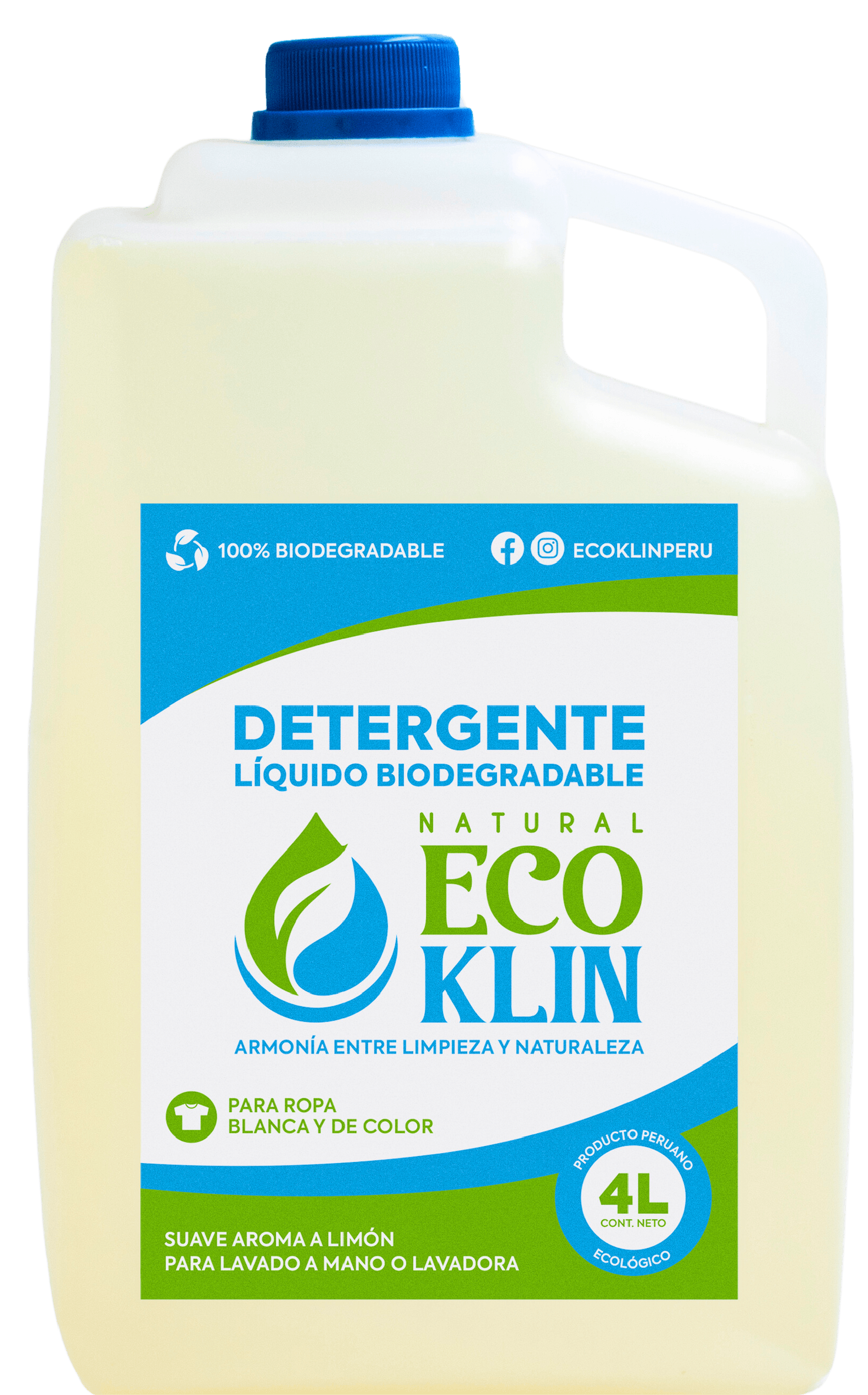 Trío de Detergente Eco Klin 4L — limpieza natural y ecológica